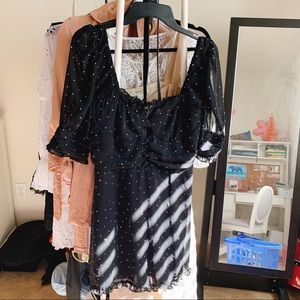 Lucky Dice Mini Dress in Twilight (size: L)